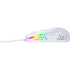 Xtrfy MZ1 Transparent optikai USB gaming egér fehér (MZ1-RGB-WHITE-TP)