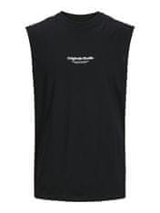 Jack&Jones Férfi trikó JORVESTERBRO Oversized Fit 12250430 Black (Méret L)