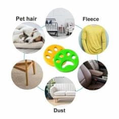 Újrahasznosítható szőrcsapda a mosáshoz, háziállatok szőrének eltávolítója, nem mérgező, puha és ragadós, mosógépbe és szárítógépbe való - 2 darabos csomag, HairCollect
