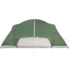 Vidaxl 8 személyes zöld vízálló keresztirányú családi sátor 94421