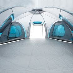 Vidaxl 12 személyes kék vízálló kupolás családi sátor 94347