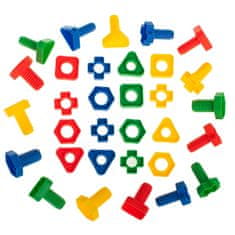 MG Montessori Screws csavarok 30ks, színes