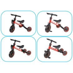 MG Trike Fix Mini 3v1 gyermek tricikli, piros