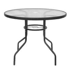 Mirpol 5908227367591 JUPITER 90 cm-es kerek kerti asztal