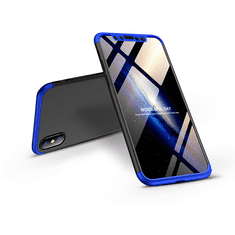 GKK GKK 360 Full Protection 3in1 Apple iPhone X/XS Hátlap - Fekete/Kék