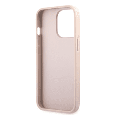 Guess 4G Metal Logo Apple iPhone 13 Pro Max Műanyag Tok - Pink (GUHCP13X4GMGPI)