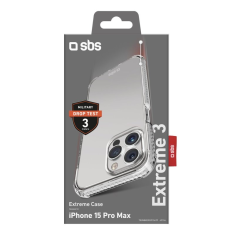 SBS Extreme 3 Apple iPhone 15 Plus/14 Plus Tok - Átlátszó (TEUNBKEX3IP1567)