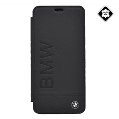 Guess BMW Signature Samsung Galaxy S9 Flip Bőrtok - Fekete (BMFLBKS9LLSB)