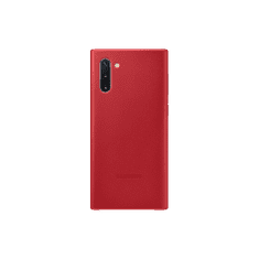 SAMSUNG EF-VN970 Galaxy Note 10 gyári Bőr védőtok - Piros (EF-VN970LREGWW)
