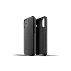 Mujjo Full Leather Apple iPhone 12 mini Bőrtok - Fekete (MUJJO-CL-013-BK)