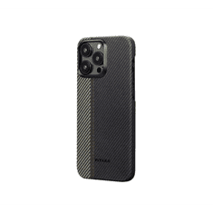 Pitaka MagEZ 4 600D Apple iPhone 15 Pro Hátlapvédő tok - Fekete/Szürke (FO1501P)