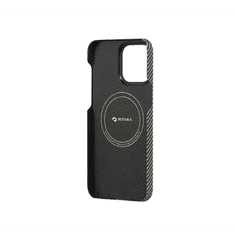 Pitaka MagEZ 4 600D Apple iPhone 15 Pro Hátlapvédő tok - Fekete/Szürke (FO1501P)