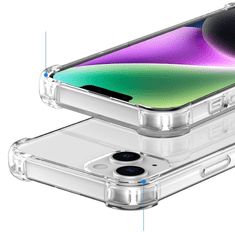 Fusion Anti Shock Apple iPhone 15 Plus Tok - Átlátszó (FSN-SHK-IPH15PL-TR)