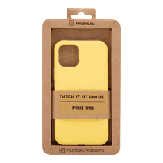 Tactical Velvet Smoothie Apple iPhone 11 Pro Szilikon Tok - Banánsárga (2452499)