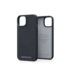 NJORD Suede Comfort Apple iPhone 14 Pro Szilikon Tok - Fekete (NA43CM00)
