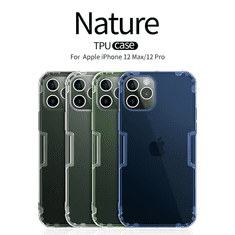 Nillkin Nature Apple iPhone 12/12 Pro Szilikon Tok - Átlátszó (GP-99885)