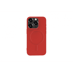 Cellect Apple iPhone 15 Plus Qi Szilikon Tok - Piros (5999112876885)