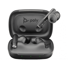 HP Poly Voyager Free 60 UC Wireless Headset - Fekete (7Y8H4AA)