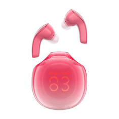 AceFast T9 TWS Wireless Headset - Piros (T9 POMELO RED)