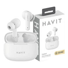 Havit TW967 TWS Wireless Headset - Fehér