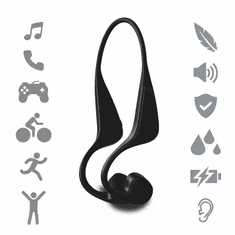 Manta MBC101 Wireless Headset - Fekete (MBC1010000001)