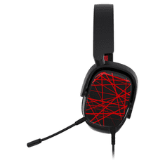 Yenkee YHP 3040 Vector Vezetékes Gaming Headset - Fekete/Piros (YHP 3040 VECTOR)