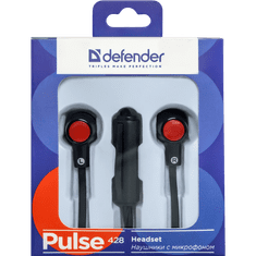 Defender 63428 Pulse-428 Headset Fekete-piros (63428)