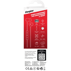 Energizer CIA10 Vezetékes Headset - Fekete/Rózsaszín (CIA10RG)