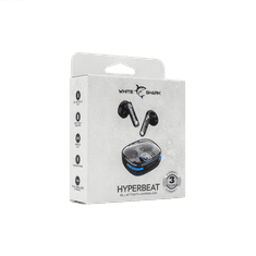 White Shark Hyperbeat Wireless Headset - Fekete (WS GEB-TWS37B)