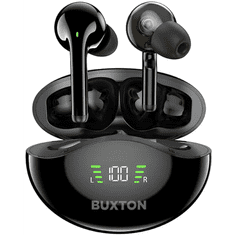 Buxton BTW 5800 Wireless Headset - Fekete (BTW 5800 BLACK TWS)