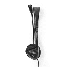 Nedis CHSTU110BK Vezetékes Headset - Fekete (CHSTU110BK)