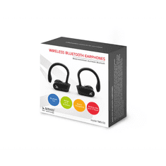 SAVIO TWS-03 Bluetooth Sport Fülhallgató - Fekete (TWS-03)