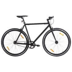 Greatstore fekete örökhajtós kerékpár 700c 59 cm