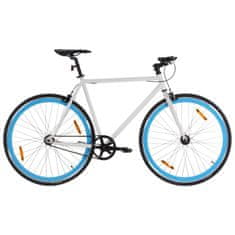 Vidaxl fehér és kék örökhajtós kerékpár 700c 51 cm 92270