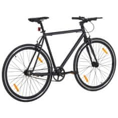 Vidaxl fekete örökhajtós kerékpár 700c 59 cm 92251