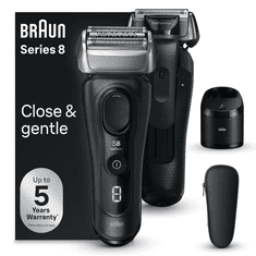 Braun Series 8 8560cc Wet & Dry Szitaborítású vágófejes borotva Vágó Fekete