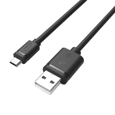 Unitek Unitrek Y-C434GBK USB2.0 A apa - MicroUSB-B apa Adatkábel 1.5m - Fekete (Y-C434GBK)