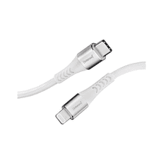 Intenso C315L USB-C apa - Lightning apa 2.0 Adat és töltőkábel - Fehér (1.5m) (7902002)