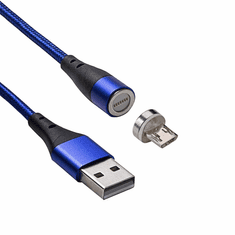 Akyga AK-USB-47 USB-A apa - Micro USB-B apa 2.0 Adat és töltő kábel - Kék (1m) (AK-USB-47)