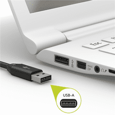 Goobay 63523 USB-A apa 2.0 - Lightning apa Adat és töltőkábel - Fekete (1m) (63523)