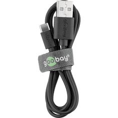 Goobay 45299 USB-C / USB-A Hálozati töltő készlet - Fekete (5W) (45298)