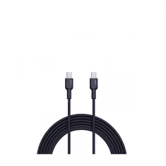 Aukey CB-NCC1 USB-C apa - USB-C apa 2.0 Adat és töltőkábel - Fekete (1m) (CB-NCC1)