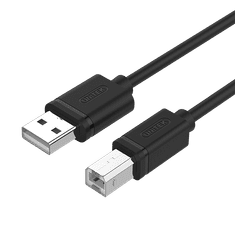Unitek Y-C4001GBK USB-A 2.0 - USB-B Adapterkábel 2.0m Fekete (Y-C4001GBK)
