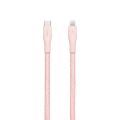Belkin DuraTek Plus USB-C apa - Lightning apa Adat- és töltőkábel 1.2m - Pink
