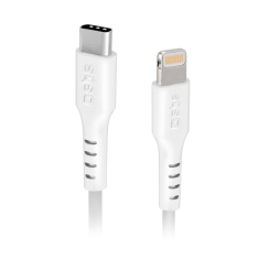 SBS TECABLELIGTC1W USB-C apa - Lightning apa 2.0 Adat és töltőkábel - Fehér (1m) (TECABLELIGTC1W)