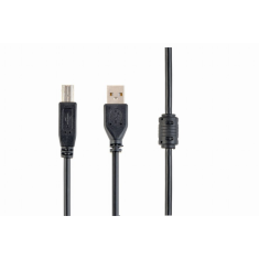 Gembird USB-A apa - USB-B apa 2.0 kábel - Fekete (4.5m) (CCF-USB2-AMBM-15)