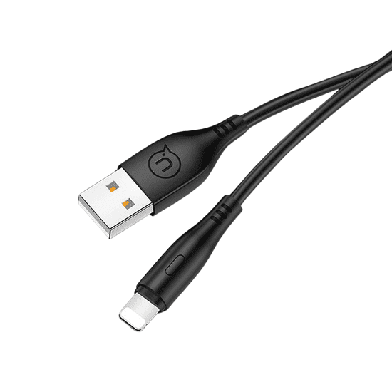 SJ266USB01 USB-A apa 2.0 - Lightning apa Adat és töltőkábel - Fekete (1m) (SJ266USB01)