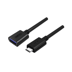 Unitek Y-C476BK USB 3.1 C-A átalakító kábel 0.2m - Fekete (Y-C476BK)