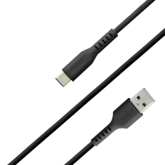 SBS TECABLEMICROC15K USB-A apa - USB-C apa 2.0 Adat és töltőkábel - Fekete (1.5m) (TECABLEMICROC15K)