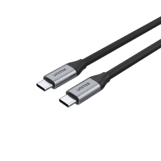 Unitek USB 3.2 Gen 2 (3.1 Gen 2) USB C Adat- és töltőkábel 1m - Fekete (C14082ABK)